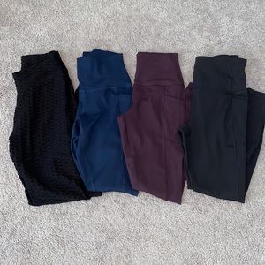 4 pairs of random brand leggings